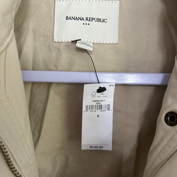 Banana Republic Utility Jacket Cream - Picture 2 of 3